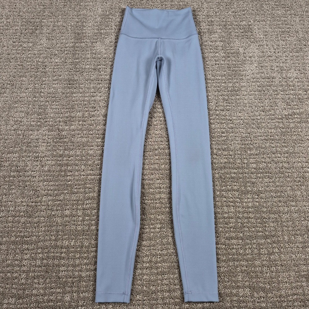 Lululemon Wunder Train High-Rise Tight 28" Leggings Womens 0 Oasis Blue
